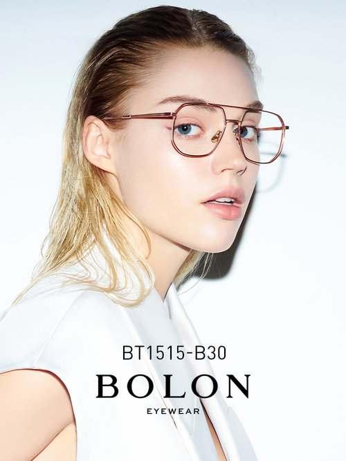 BOLON暴龍近視眼鏡β鈦材質眼鏡架雙樑飛行員款眼鏡框男女BT1515