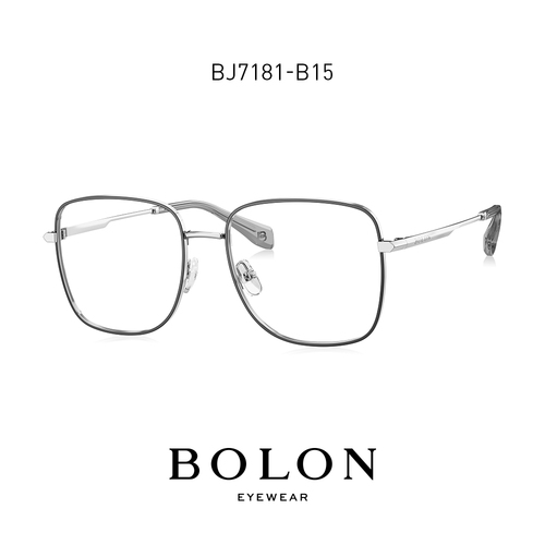 BOLON暴龍近視眼鏡2021新品金屬方框眼鏡架眼鏡框男女BJ7181