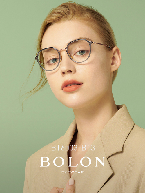 BOLON暴龍近視眼鏡時尚圓框眼鏡架β鈦材質眼鏡框男女款BT6003
