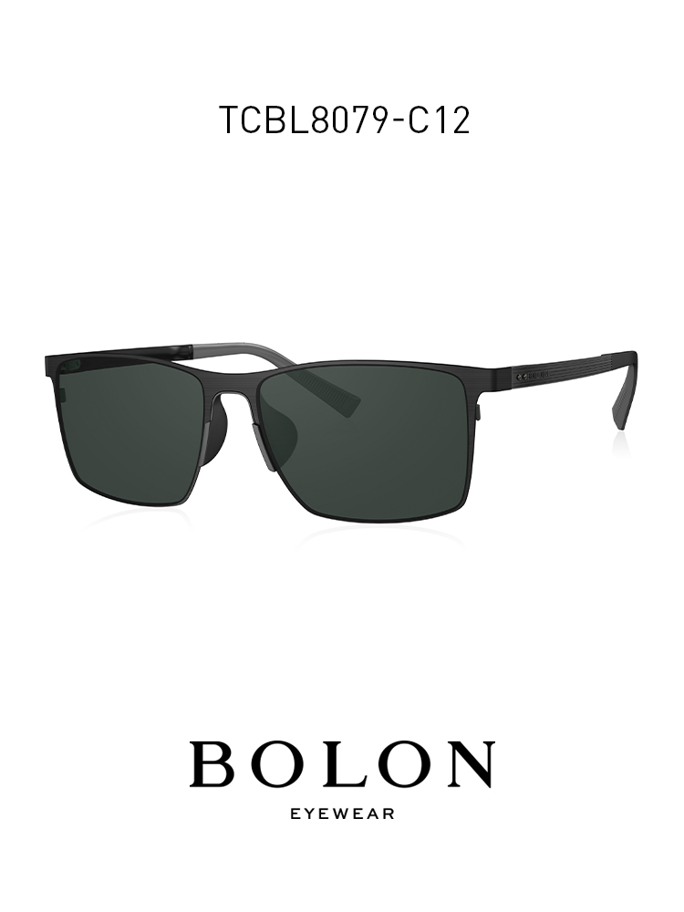 BOLON暴龍2021新品近視太陽眼鏡男士方形眼鏡偏光墨鏡TCBL8079