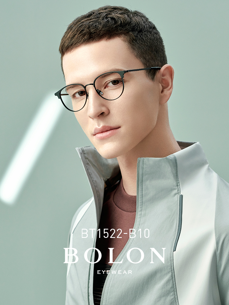 BOLON暴龍近視眼鏡2021新品復古貓眼眼鏡架β鈦眼鏡框男女BT1522