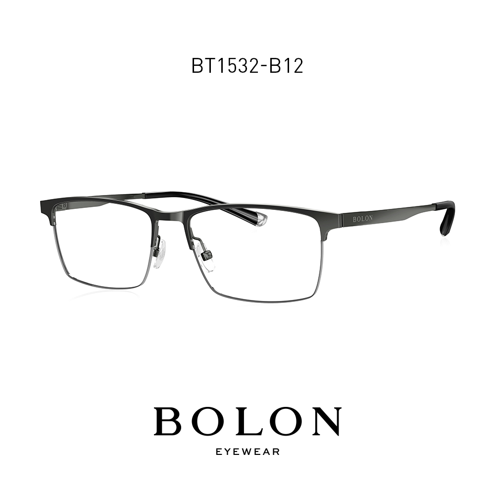 BOLON暴龍眼鏡2021新品近視鏡鈦金屬鏡框方形光學鏡架男BT1532