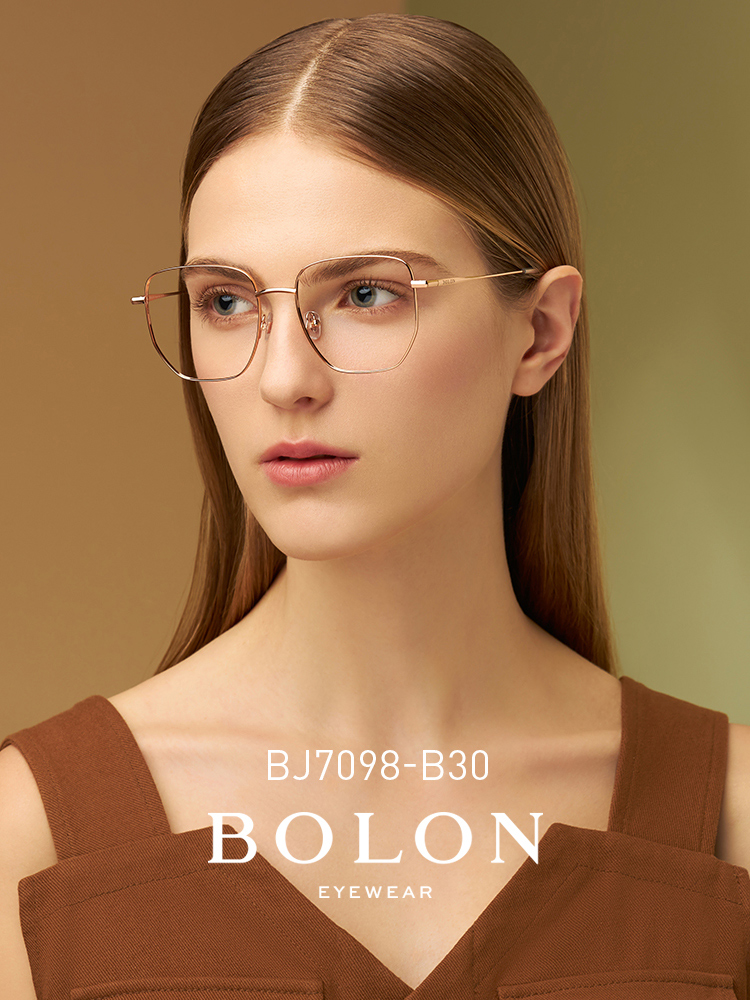 BOLON暴龍新品光學鏡防藍光王俊凱同款潮男女近視眼鏡框架BJ7098