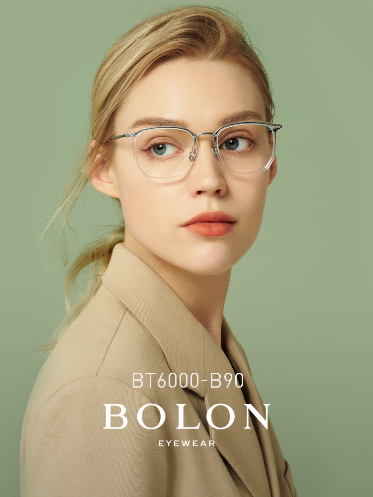 BOLON暴龍眼鏡光學鏡王俊凱同款眼鏡框β鈦材質眼鏡架男女BT6000