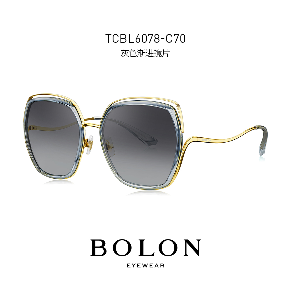 BOLON暴龍新款偏光墨鏡明星同款女潮流近視太陽眼鏡TCBL6078