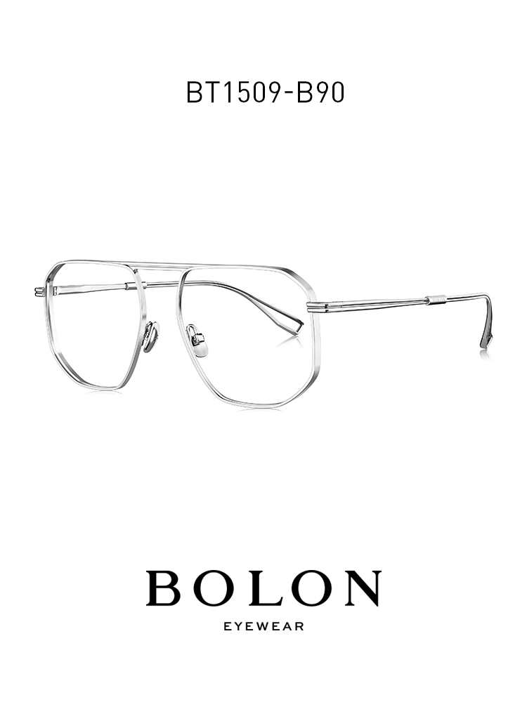 BOLON暴龍近視眼鏡王俊凱同款光學架β鈦材質眼鏡框男女BT1509