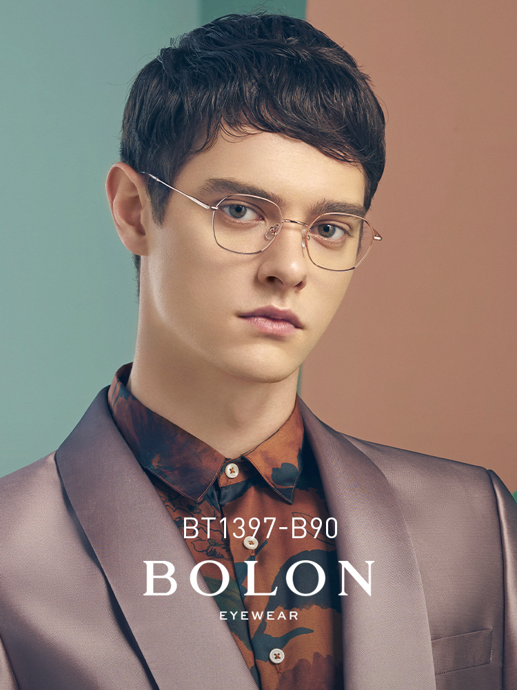 BOLON暴龍近視眼鏡光學架β鈦金屬眼鏡架眼鏡框男女BT1397