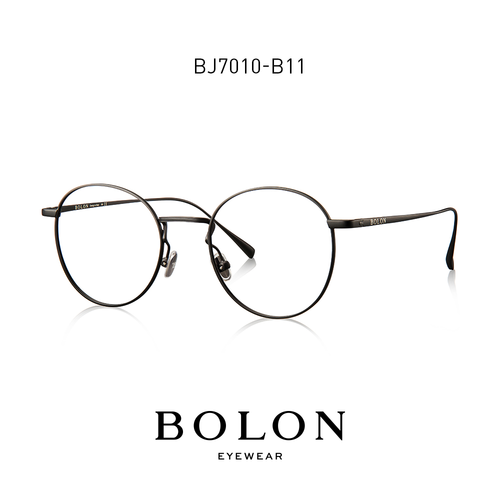 BOLON暴龍光學鏡男士圓形金屬全框近視眼鏡復古個性鏡架女BJ7010
