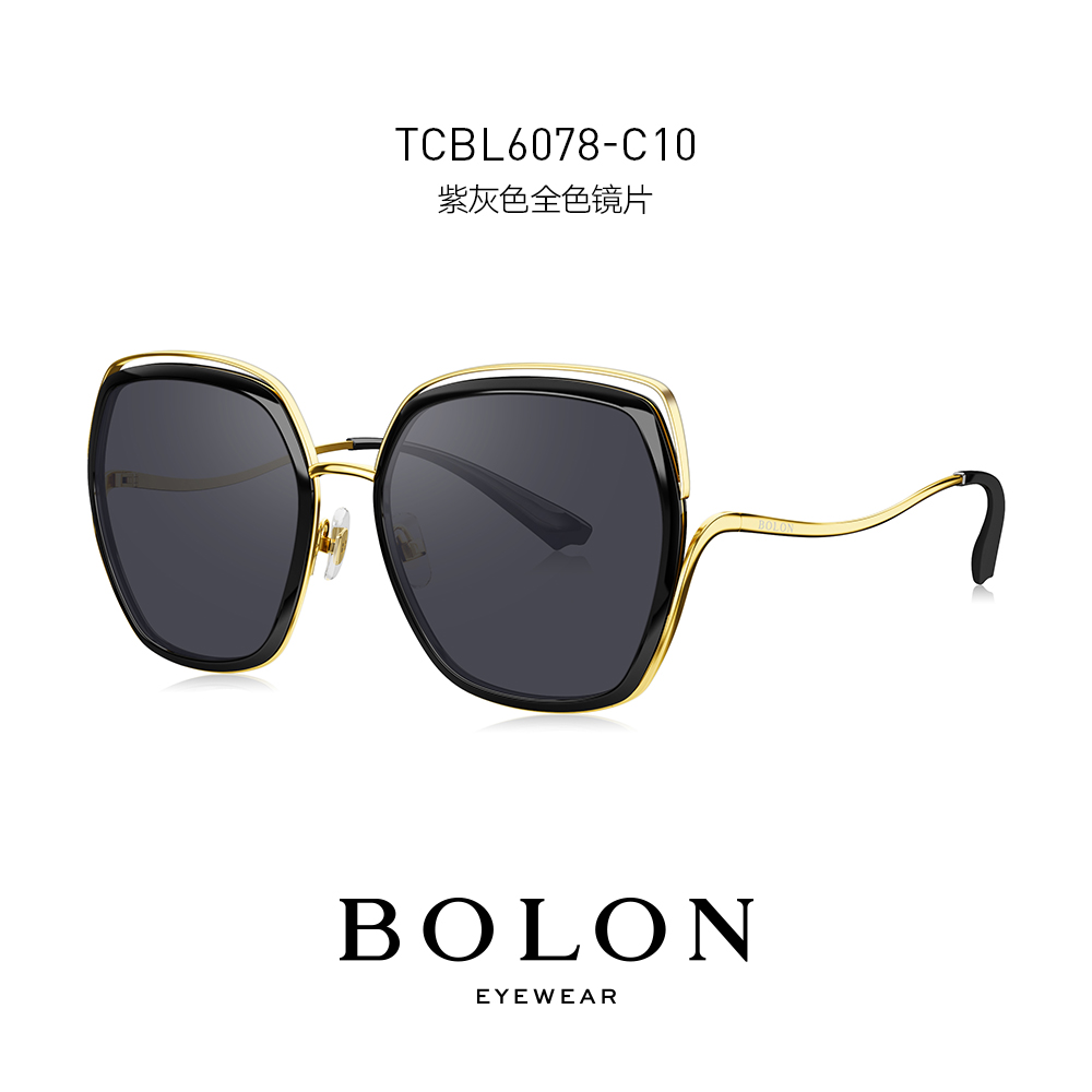 BOLON暴龍新款偏光墨鏡明星同款女潮流近視太陽眼鏡TCBL6078