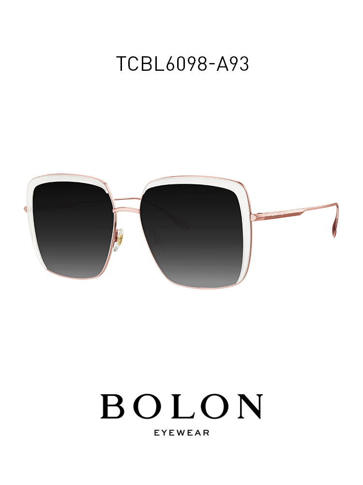 BOLON暴龍2021新品近視太陽眼鏡女士大框眼鏡偏光墨鏡TCBL6098