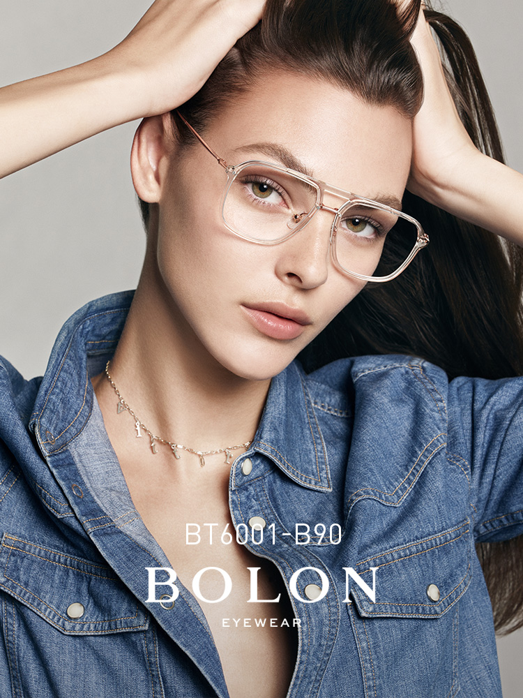 BOLON暴龍近視眼鏡雙樑大框眼鏡架β鈦材質眼鏡框鏡架男女BT6001