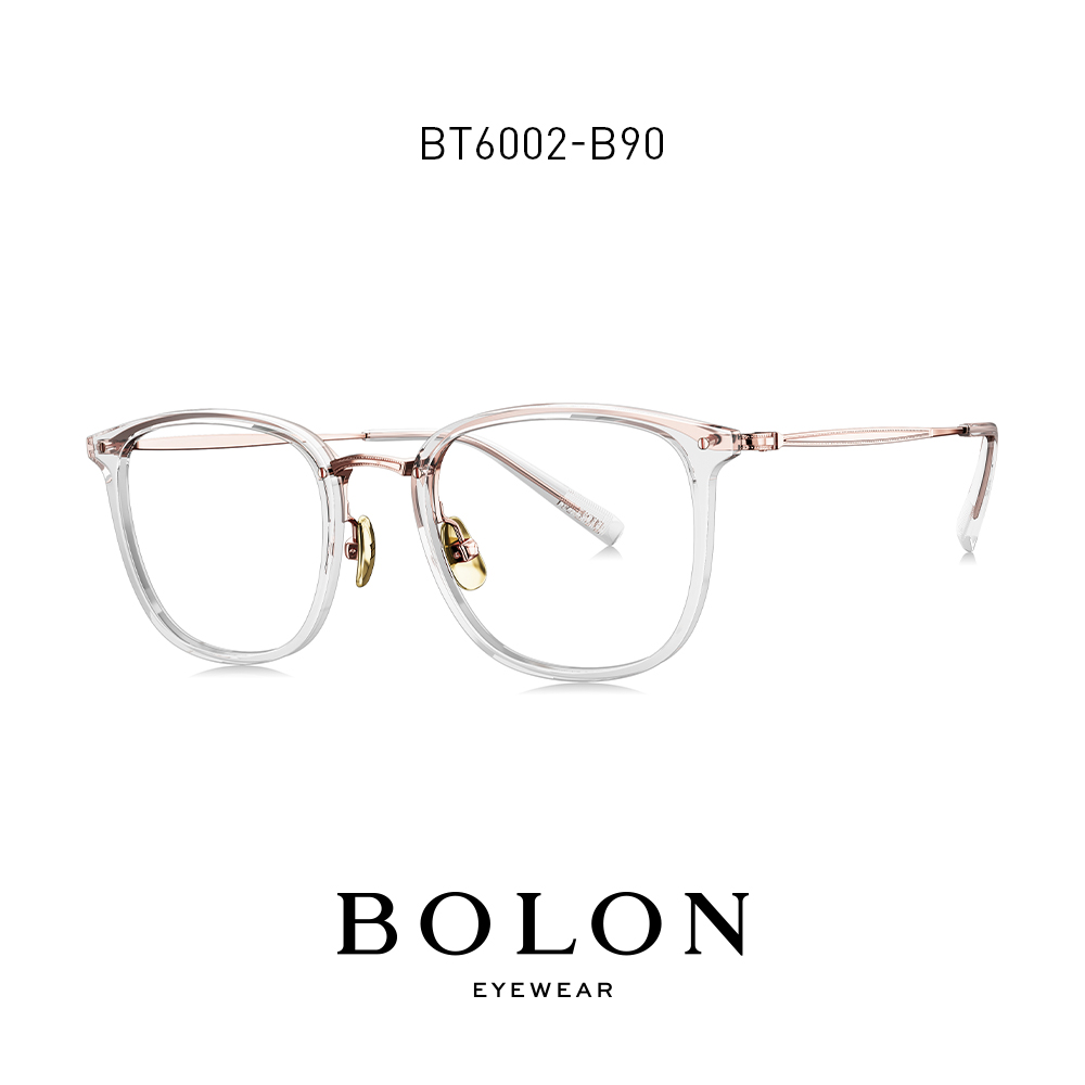 BOLON暴龍近視眼鏡β鈦材質眼鏡架可配防藍光眼鏡框男女BT6002