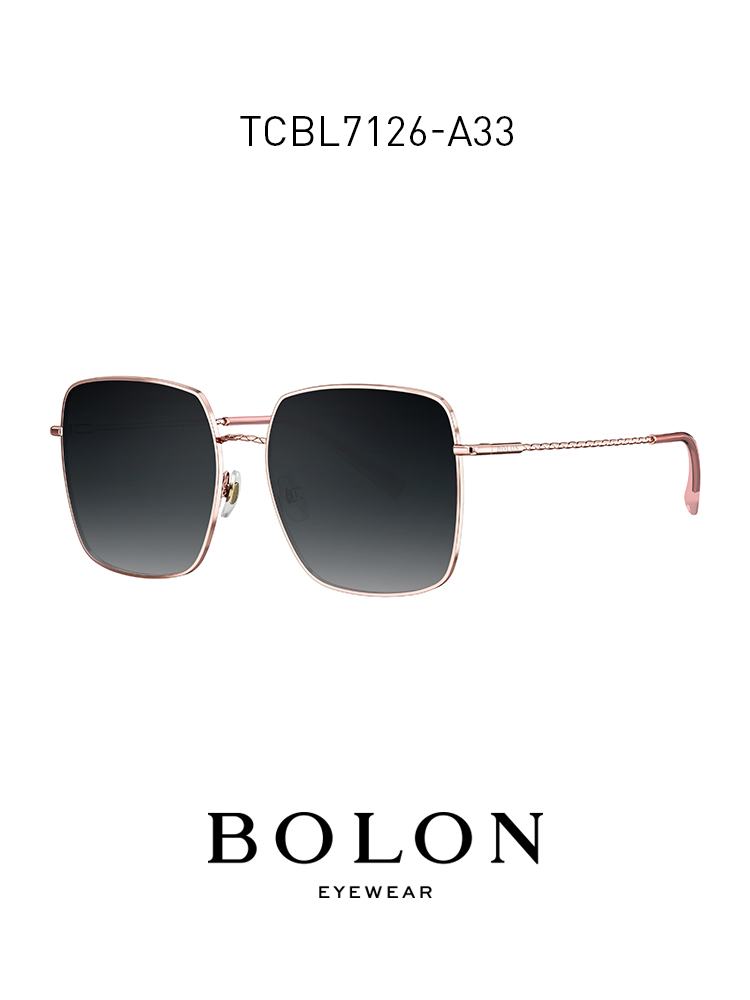BOLON暴龍2021新品近視太陽眼鏡女款偏光大框墨鏡TCBL7126