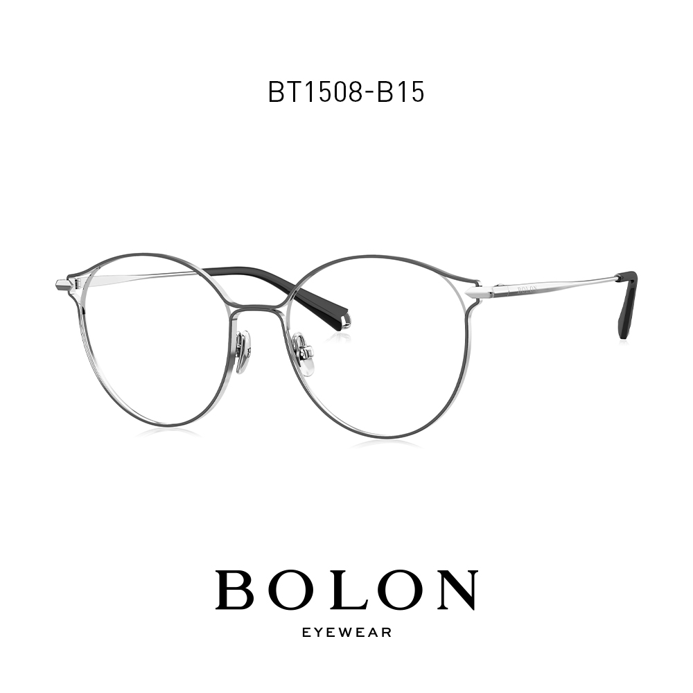 BOLON暴龍眼鏡2021新品鈦金屬近視眼鏡架貓眼女款光學鏡框BT1508