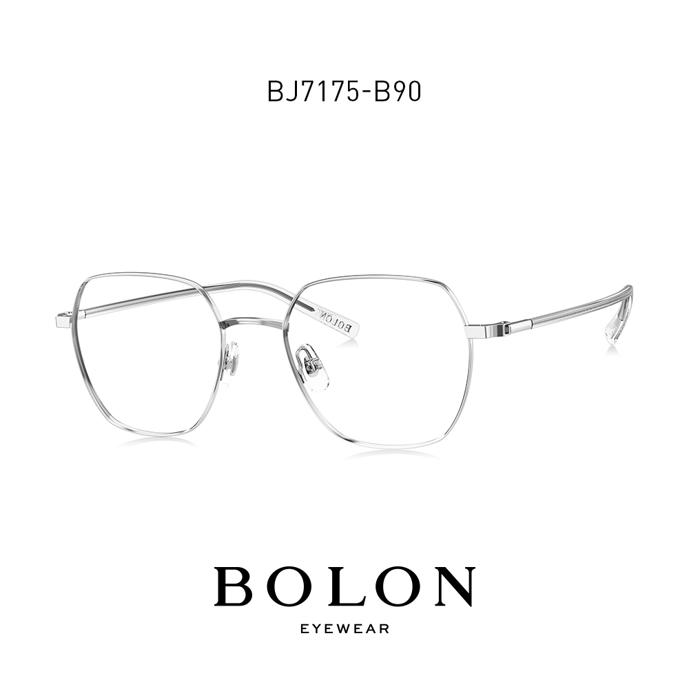 BOLON暴龍眼鏡2021新品金屬光學架男女款復古近視鏡框BJ7175