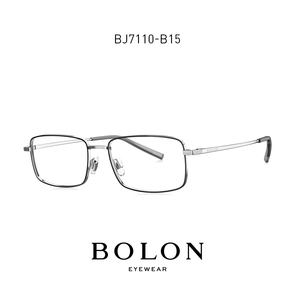 BOLON暴龍復古光學鏡男女款金屬近視鏡個性方框時尚眼鏡架BJ7110