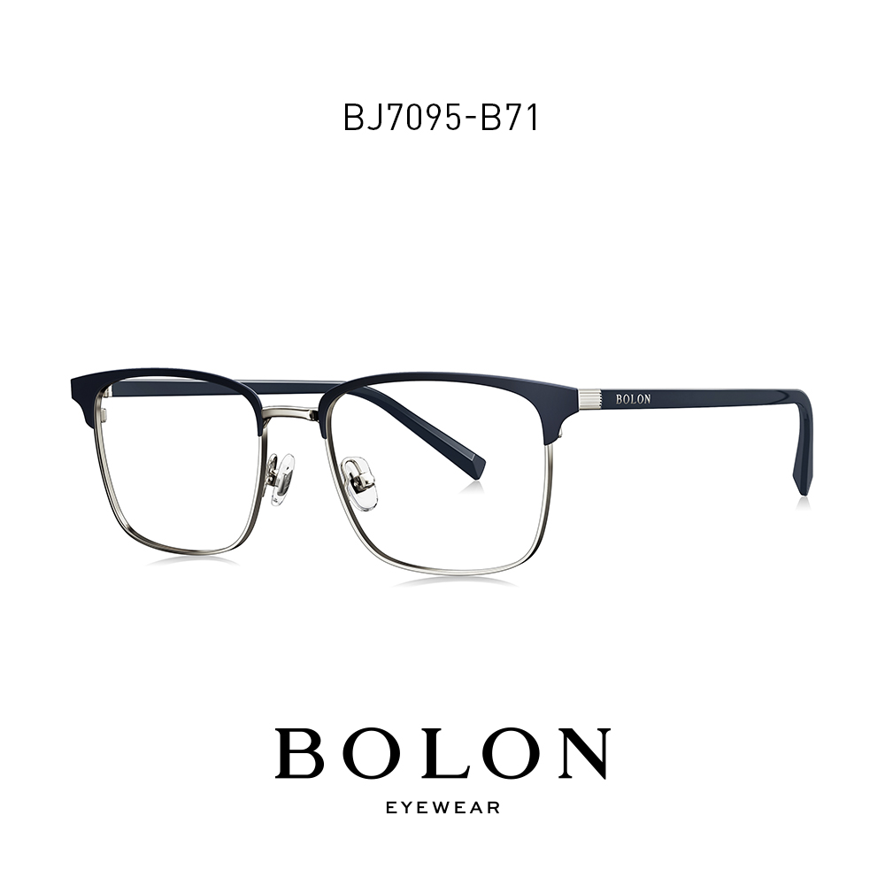 BOLON暴龍眼鏡近視眼鏡男女款鏡框時尚半框眼鏡架BJ7095