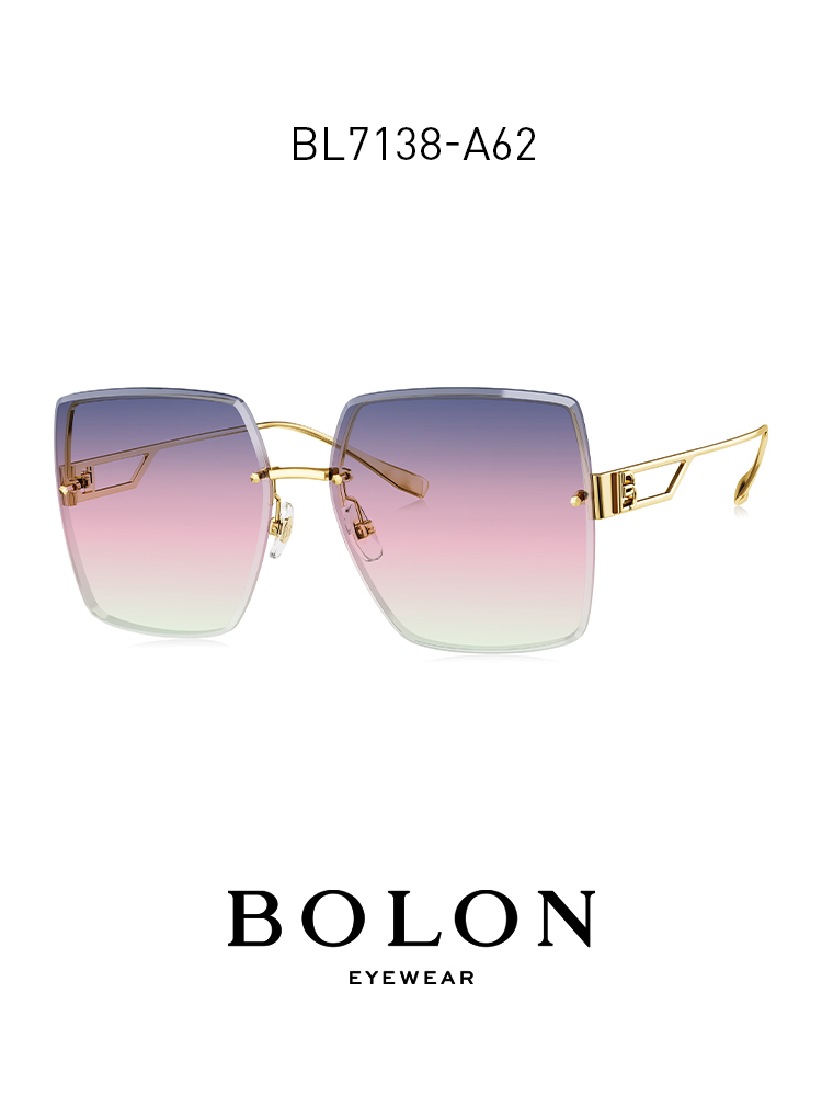 BOLON暴龍眼鏡2021新款女士大框太陽鏡楊冪同款時尚墨鏡BL7138