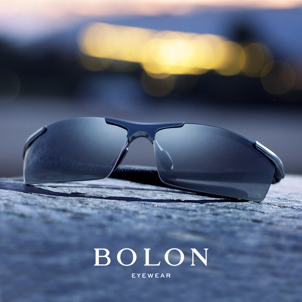 BOLON暴龍偏光太陽鏡運動型方框墨鏡男潮開車個性眼鏡官網BL2282