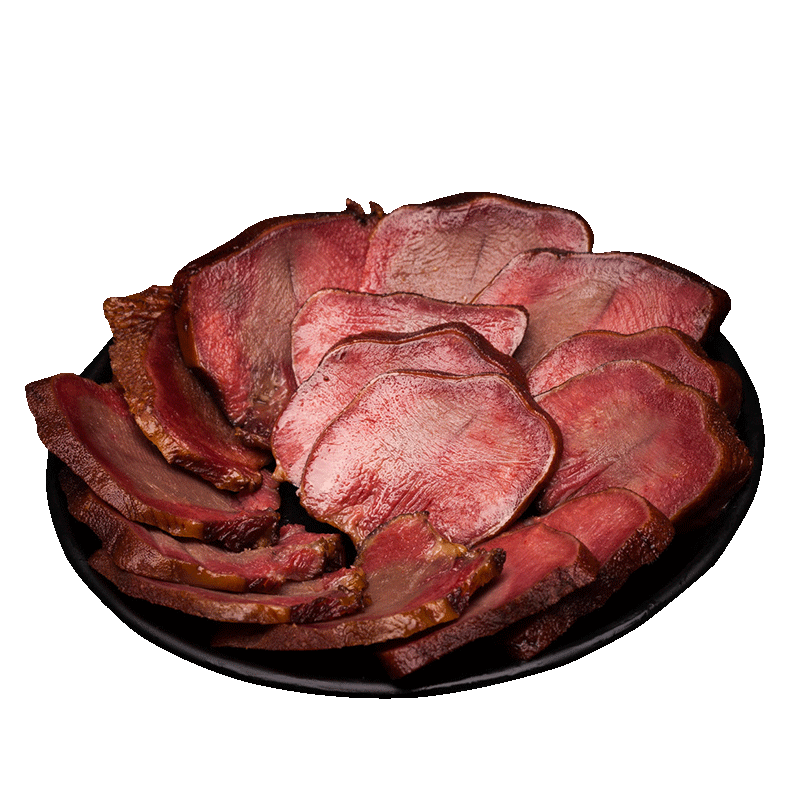 楊大爺臘豬舌頭口條500克成都特產四川煙燻臘肉農家自制臘味