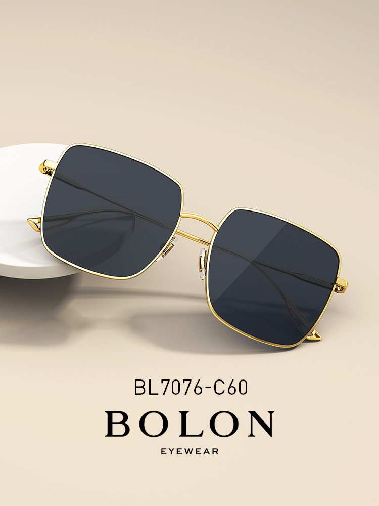 BOLON暴龍眼鏡潮流王俊凱同款太陽鏡男女大框墨鏡開車眼鏡BL7076