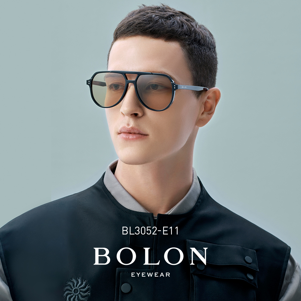 BOLON暴龍眼鏡2021新品飛行員板材太陽鏡男士韓版潮流墨鏡BL3052