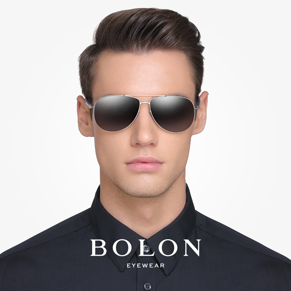 BOLON暴龍眼鏡偏光太陽眼鏡男士復古蛤蟆鏡鏡金屬墨鏡BL2362
