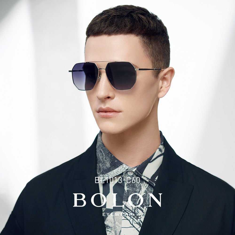 BOLON暴龍2021新品太陽鏡男士開車駕駛墨鏡鈦金屬偏光眼鏡BL1013