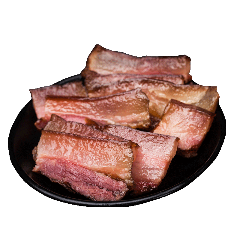楊大爺臘豬頭肉500g成都四川特產煙燻豬臉臘肉農家自制臘味