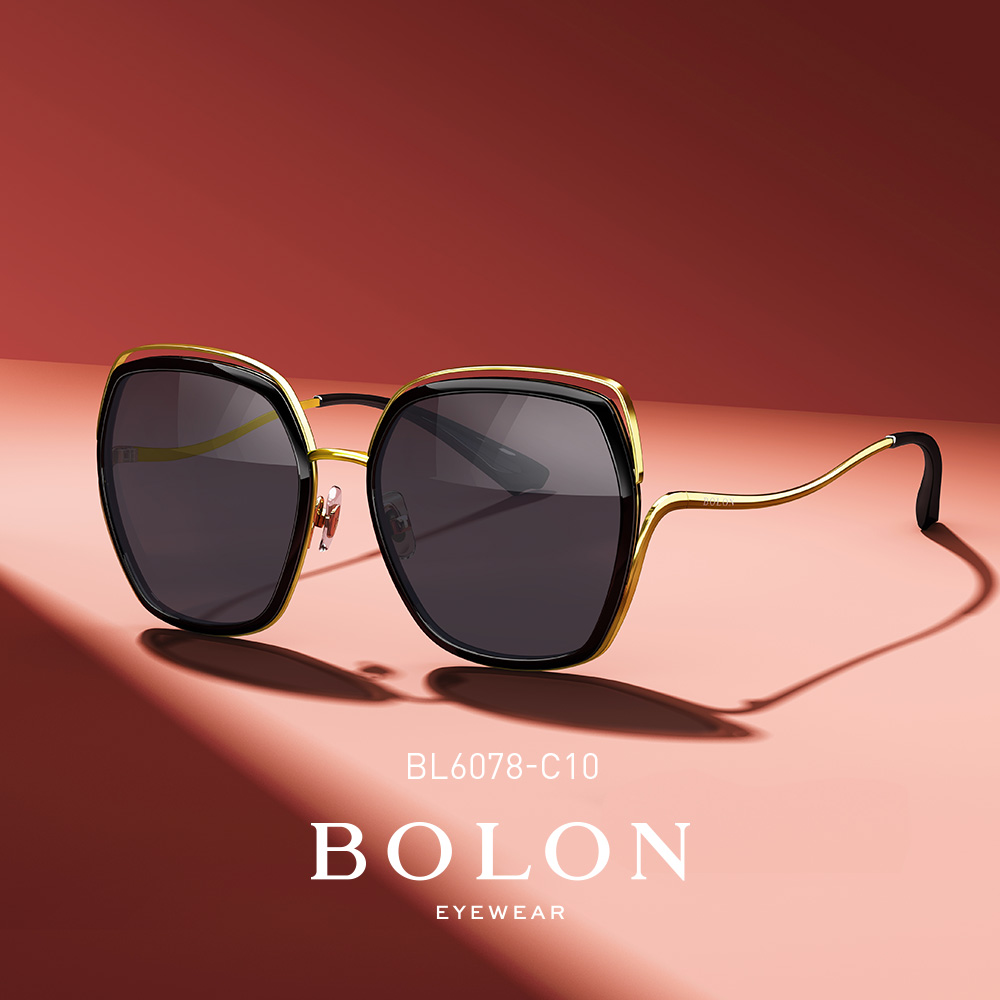 BOLON暴龍新款偏光明星同款TR板材墨鏡女潮流太陽眼鏡BL6078