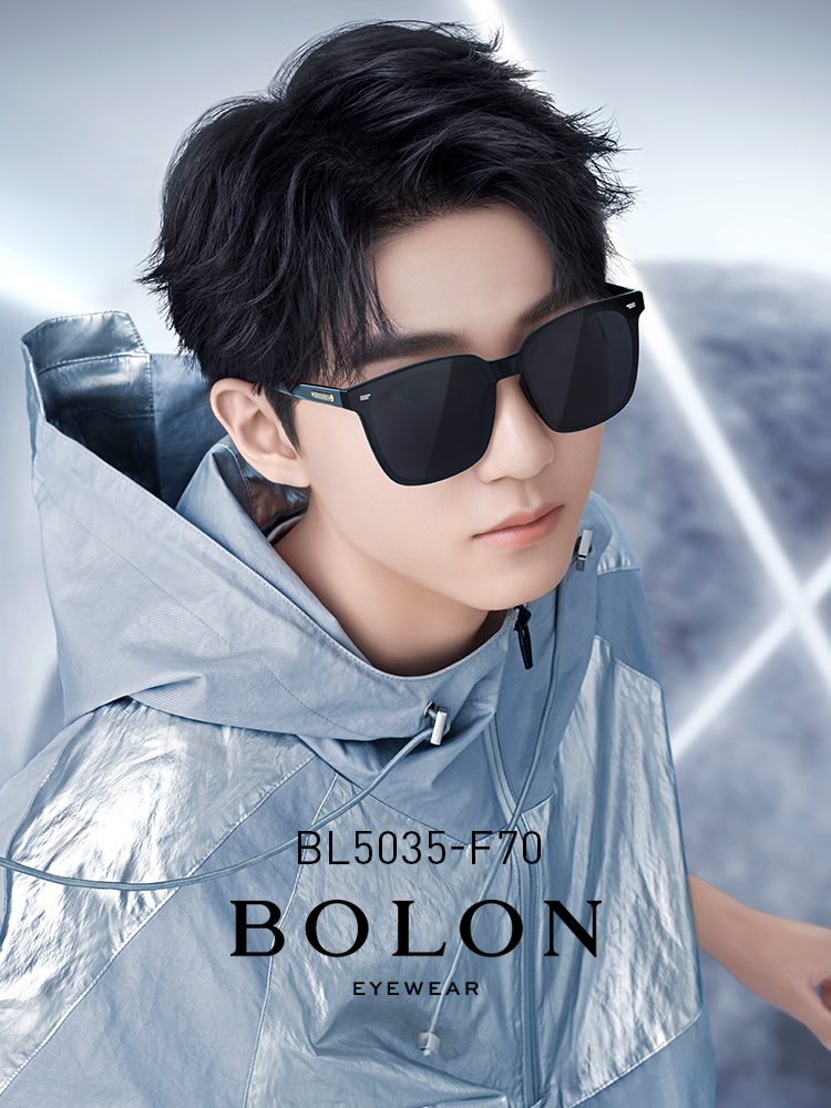BOLON暴龍眼鏡新款太陽鏡王俊凱同款男墨鏡尼龍鏡腿BL5035