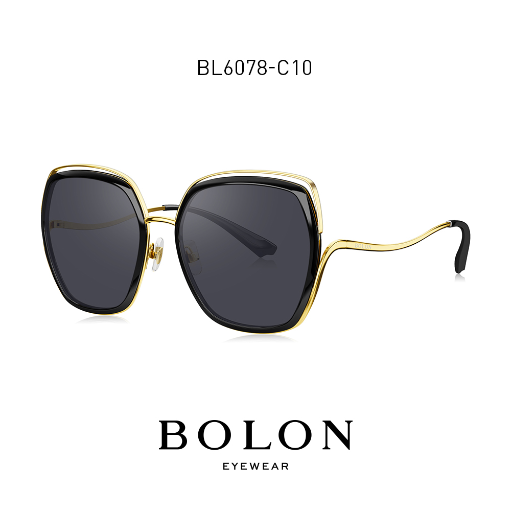 BOLON暴龍新款偏光明星同款TR板材墨鏡女潮流太陽眼鏡BL6078
