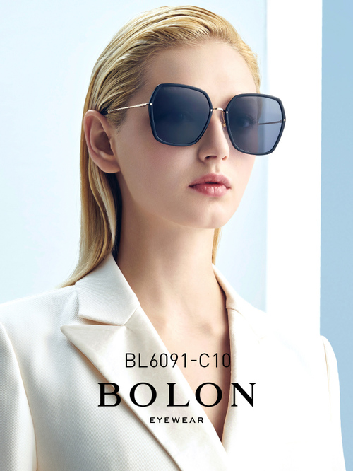 BOLON暴龍新款太陽鏡蝶形偏光墨鏡女潮流開車眼鏡BL6091