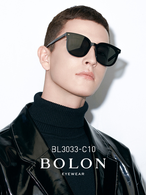 BOLON暴龍眼鏡2021新品板材太陽鏡女貓眼韓版大框偏光墨鏡BL3033