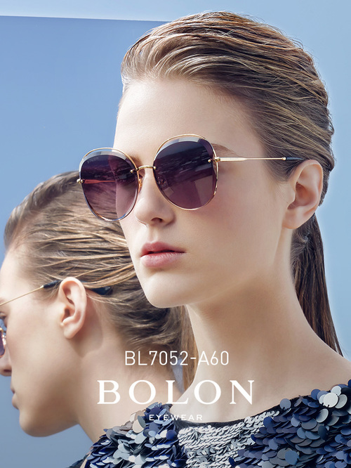 BOLON暴龍眼鏡潮流太陽鏡女蝶形墨鏡時尚眼鏡BL7052