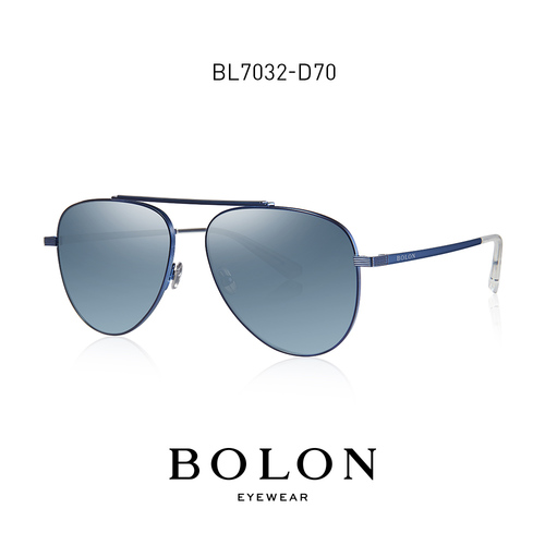 BOLON暴龍新款偏光飛行員框太陽鏡男女復古蛤蟆鏡墨鏡眼鏡BL7032