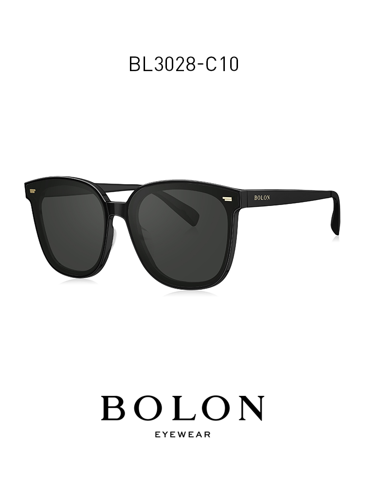 BOLON暴龍新款偏光太陽眼鏡韓版板材墨鏡男女貓眼眼鏡BL3028