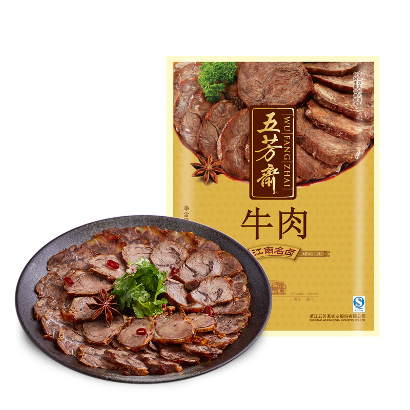 嘉興五芳齋滷味 250克牛肉 滷牛肉真空袋裝熟食