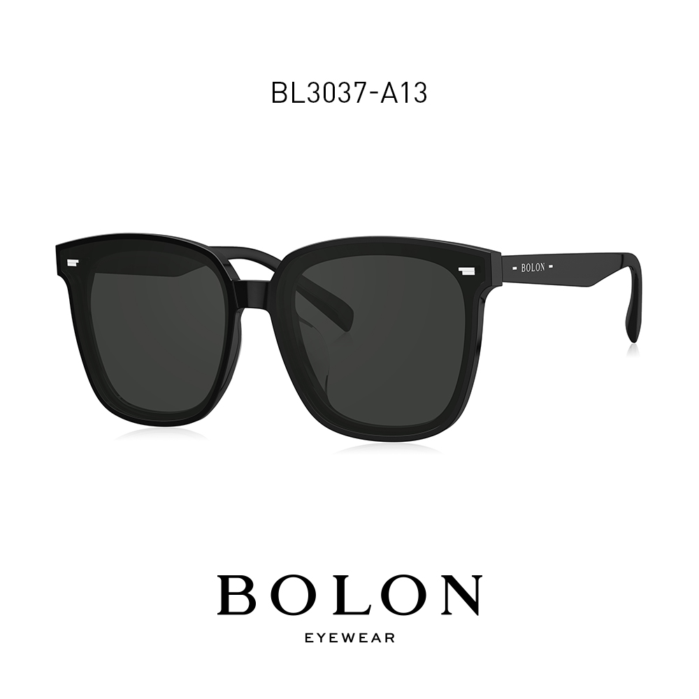 BOLON暴龍眼鏡2021新品男復古偏光墨鏡韓版黑超板材太陽鏡BL3037