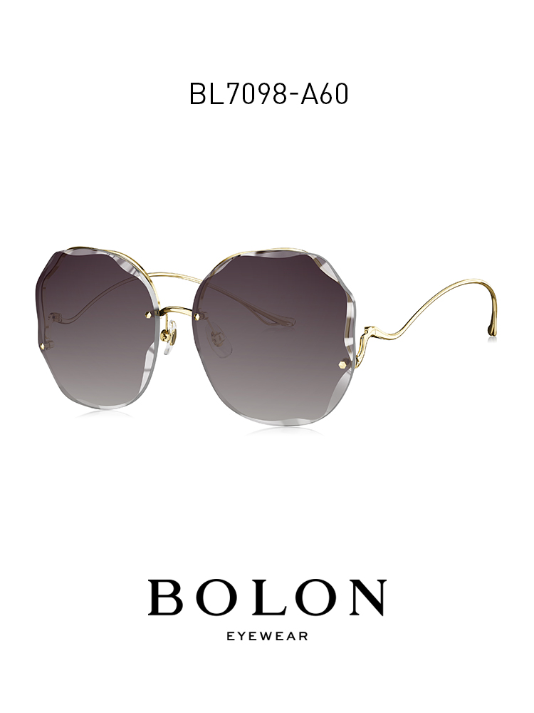 BOLON暴龍新款眼鏡金屬太陽鏡女墨鏡潮流眼鏡BL7098
