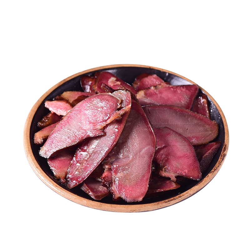 肖三婆正宗四川臘豬舌300g農家自制手工傳統臘味美食煙燻臘肉香腸