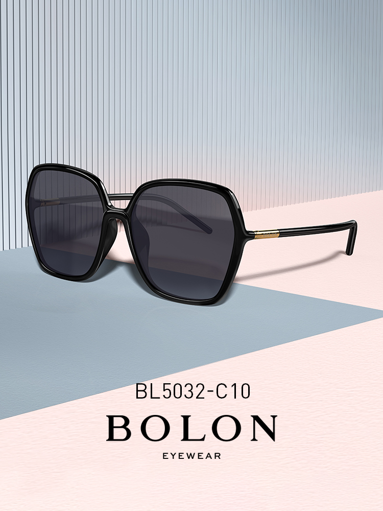 BOLON暴龍新款太陽眼鏡偏光墨鏡多邊形TR材質眼鏡BL5032