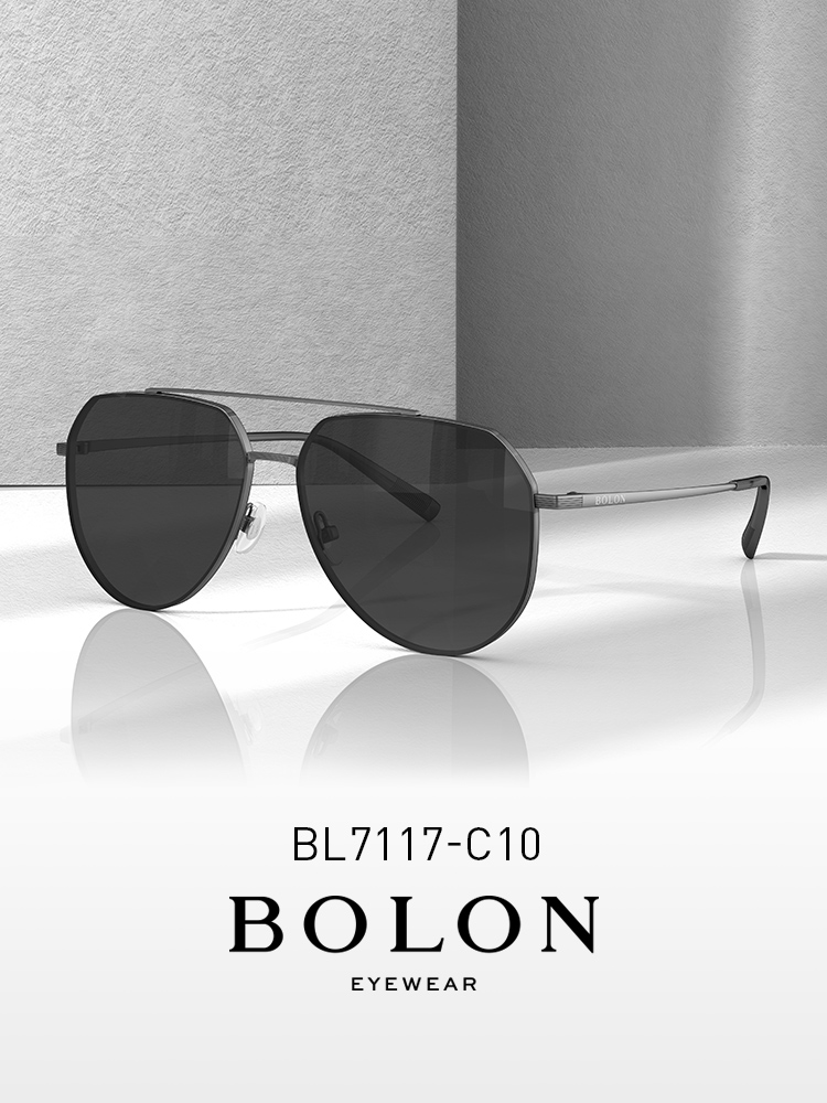 BOLON暴龍眼鏡太陽鏡飛行員框蛤蟆鏡開車駕駛墨鏡BL7117