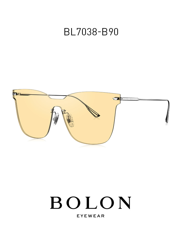 BOLON暴龍新款太陽鏡男女王俊凱同款方框墨鏡潮流眼鏡BL7038