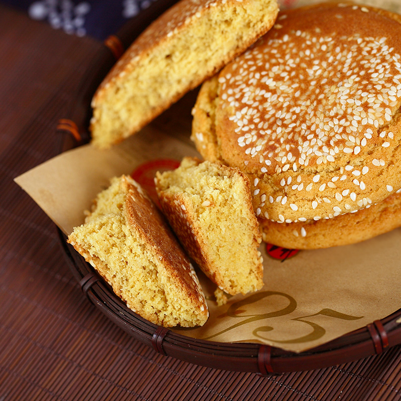 榮欣堂太谷餅700g原味早餐面包傳統小吃零食糕點點心