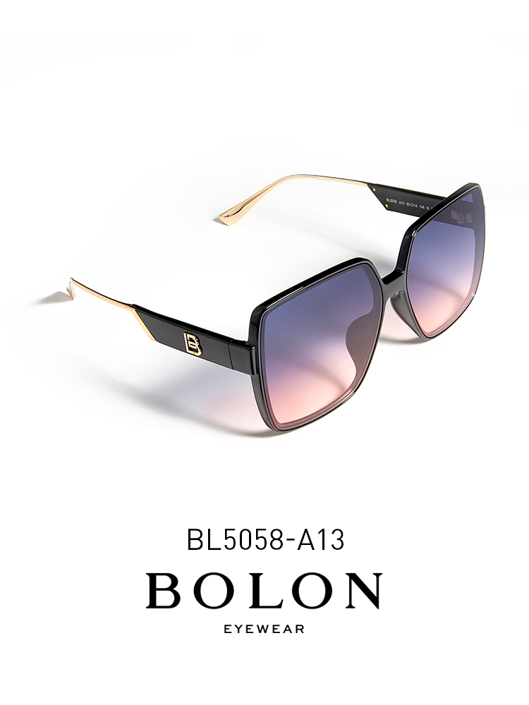 BOLON暴龍眼鏡2021新款偏光方框太陽鏡楊冪同款時尚墨鏡BL5058