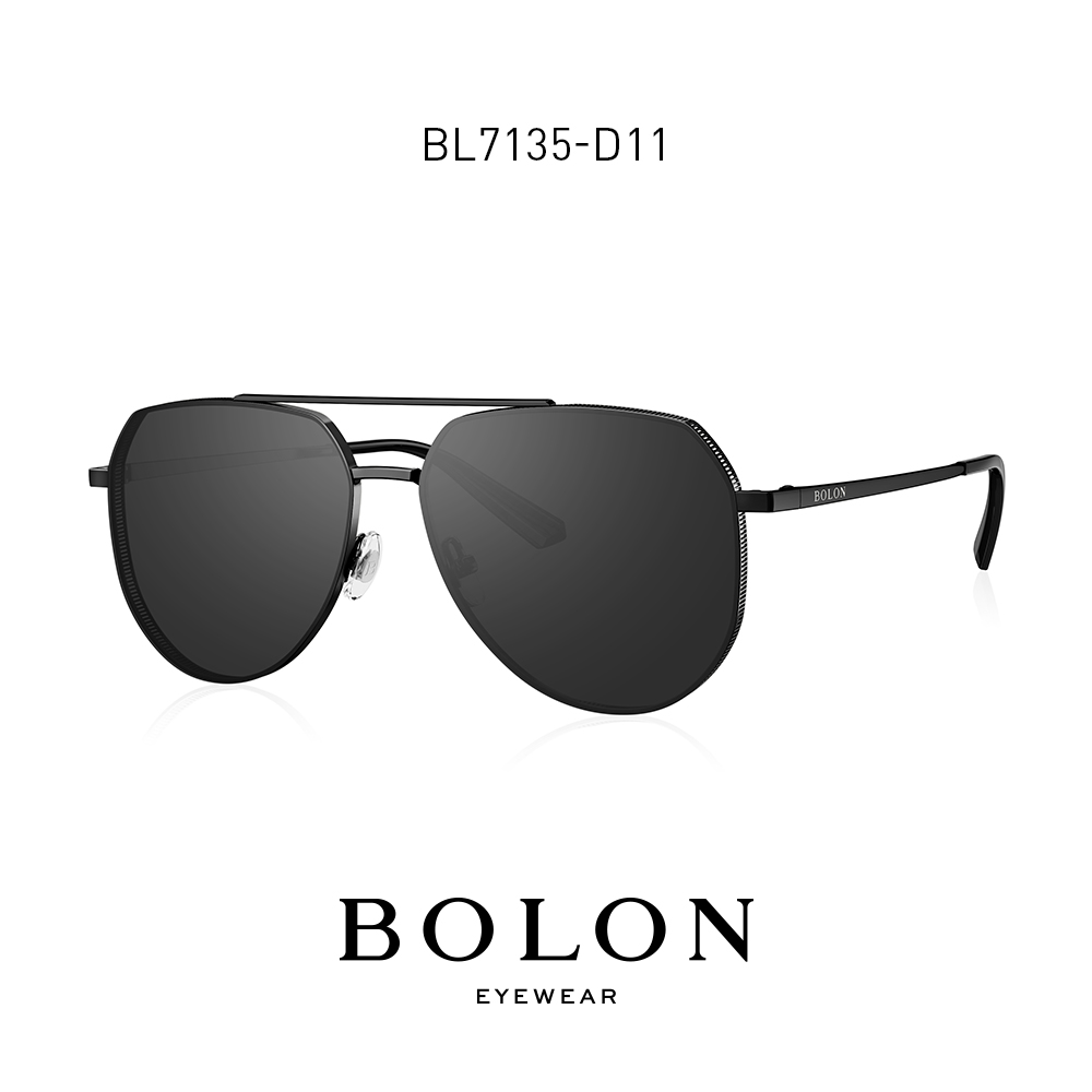 BOLON暴龍眼鏡2021新品太陽鏡男士偏光蛤蟆鏡飛行員框墨鏡BL7135
