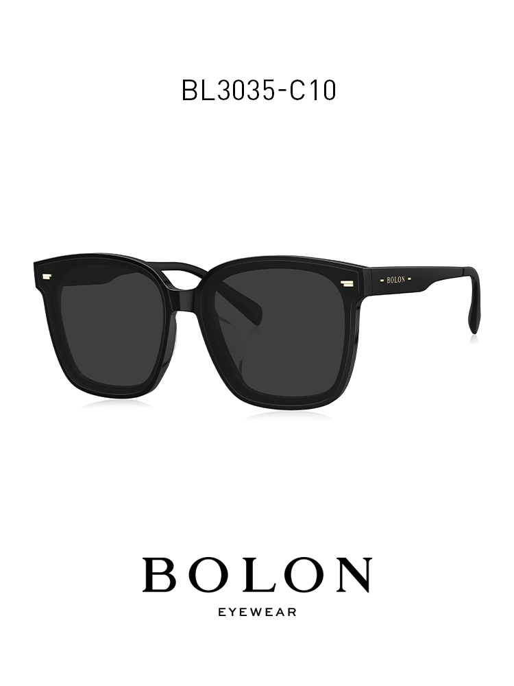 BOLON暴龍眼鏡2021新品板材太陽鏡王俊凱男女款韓版潮墨鏡BL3035