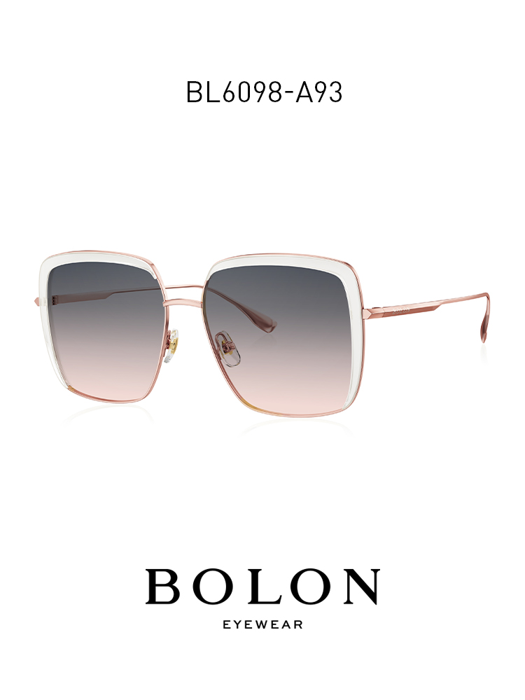 BOLON暴龍眼鏡2021新品太陽鏡女楊冪同款大框眼鏡潮流墨鏡BL6098