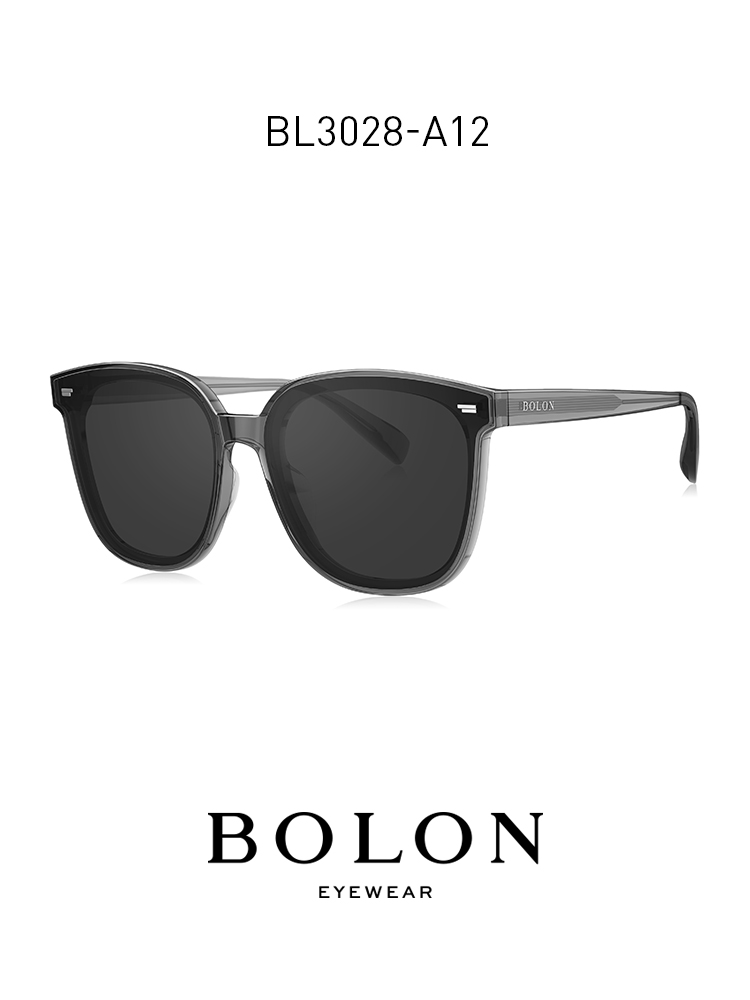 BOLON暴龍新款偏光太陽眼鏡韓版板材墨鏡男女貓眼眼鏡BL3028